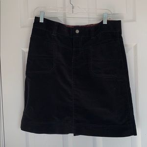 Athleta velvet skirt
